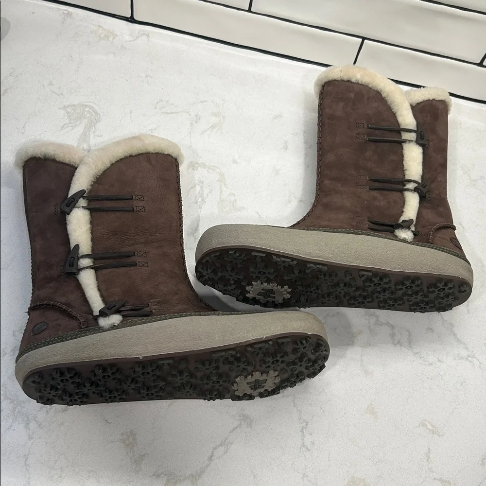 Merrell Spirit Tibet High Espresso Winter Boots Thinsulate Polartec - 11 Women’s